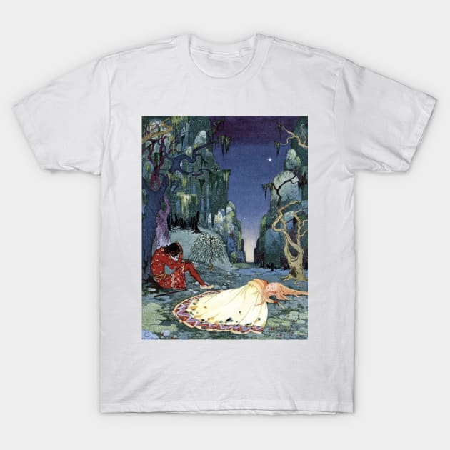 Ourson and Violette by Virginia Frances Sterrett T-Shirt by vintage-art